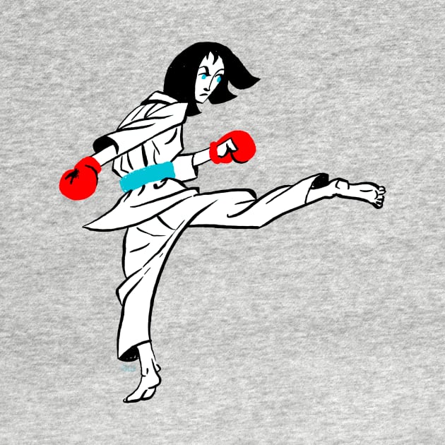 Taekwondo Woman by CoolCharacters